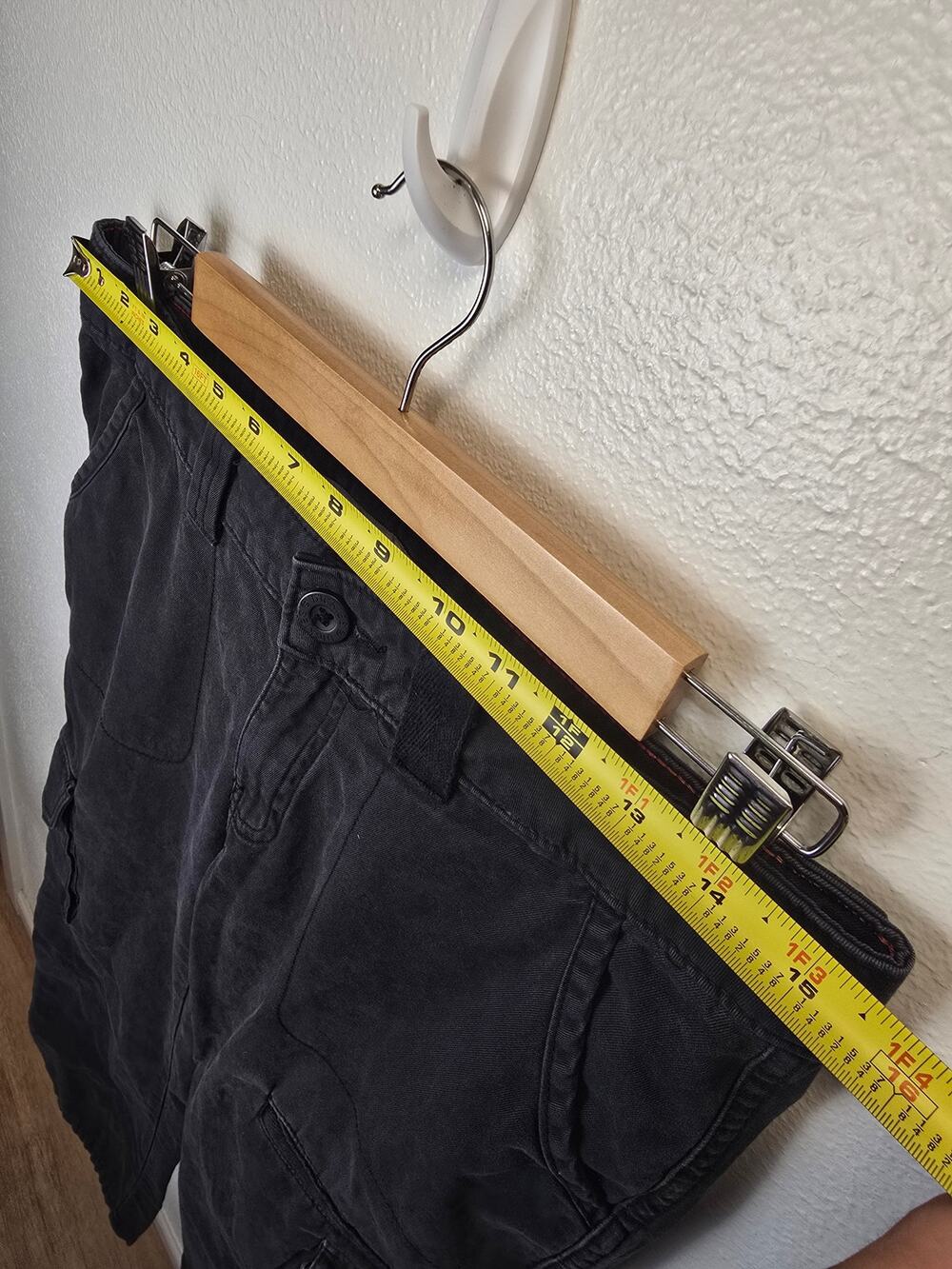 Dickies Mens Faded Black Cargo Pants Relaxed Fit 31x30 100% Cotton Workwear Y2K